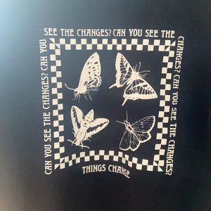 Size medium be the change butterfly sweatshirt